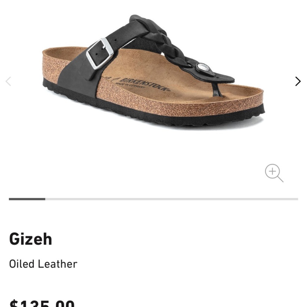 Gizeh Birkenstock Sandals size 7
